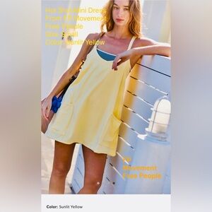 FP Movement by Free People Sunlit Yellow Mini Dress